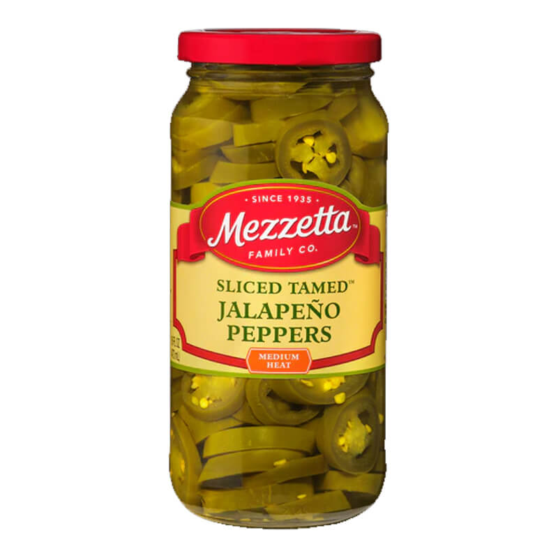 Sliced Tamed Jalapeño Peppers